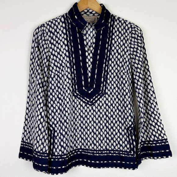 Life Style Navy Blue Cotton Tunic - Picture 1 of 10